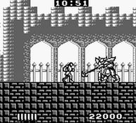 une photo d'Ã©cran de Castlevania - The Adventure sur Nintendo Game Boy